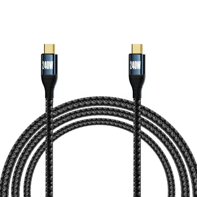 240W USB C supers chn elles Ladekabel TYPE-C zu TYPE-C kabel Nylon geflochtener Draht körper 3m super langes Kabel