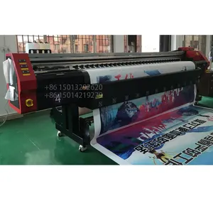 Máquina de impresora solvente de impresión y corte 512i Cabezal de impresión 4 cabezales o 8 cabezales Impresora solvente ecológica