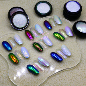 Aurora long lanh hiệu ứng Chrome Nail sắc tố cho gương kết thúc Nail Art quang học trong suốt Tắc Kè Hoa sắc tố bột màu bột - Product Image 1