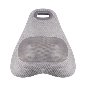Multifunctional <b>Massage</b> <b>Pillow</b> Gray Lumbar Support USB Rechargeable Mechanical <b>Massage</b> Back Relief Office Car Use - Product Image 2