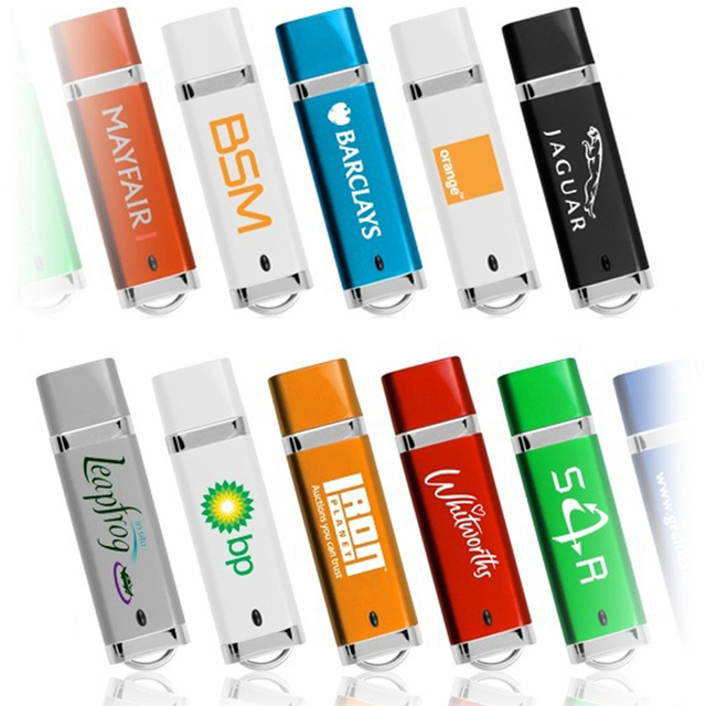 Custom USB Flash Drives Promotional 2.0 1GB to 64GB Capacity Plastic USB Stick Memory  Promotional USB Stick