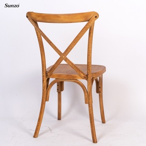 Chaise de <span class=keywords><strong>salle</strong></span> à manger empilable en plastique PP imperméable avec dossier croisé, durable, style ferme, pour la vente en gros, les mariages, les événements de jardin et la <span class=keywords><strong>location</strong></span> - Product Image 6