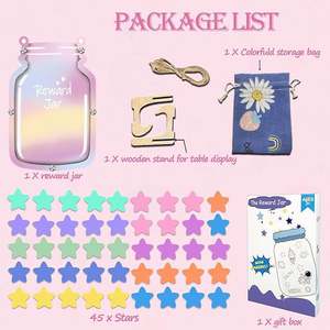 Pot à récompenses pour l'apprentissage de la propreté, tableau de récompenses pour tout-petits, ensemble de tableau de motivation pour le comportement positif, pour la décoration de la salle de classe - Product Image 2