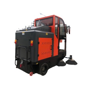 Electric Ride On Sweeper 42 Gal Hopper 700Mm Main Brush For Factory Industrial Park Cleaning - Product Image 5