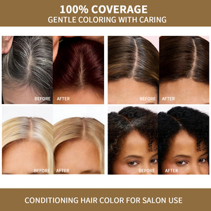<strong>Honey</strong> <strong>Brown</strong> Permanent <strong>Hair</strong> <strong>Dye</strong> Cream 500ml Herbal Ginseng Aloe Vera Extracts Long Lasting Salon <strong>Hair</strong> Color <strong>Dye</strong> for Women OEM/ODM - Product Image 2