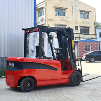 Forklift Listrik Mini Portabel Teleskopik 4WD 3-4 Ton LEAD LD-30EF Buatan Pabrik Cina (Aki Timbal Asam)