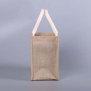 Bolsas de Compra de Yute Hechas a Mano con Diseño para Mujer, Bolsas de Yute de Moda - Product Image 4