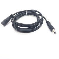 Câble d'extension mâle-femelle DC 5.5x2.1mm de 2m, cordon d'alimentation pour caméra CCTV, bande LED, moniteur