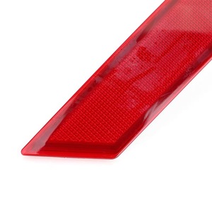 Mercedes-Benz ML-Class W164 Rear Bumper Reflectors Red <b>ABS</b> 1648200374 Left Right Pair - Product Image 3