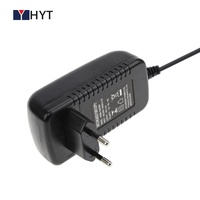 Adaptateur d'alimentation mural avec lumière LED ABS PC 1A-5A 12V-36W DC 230V 50Hz Connexion AC enfichable