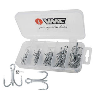 <span class=keywords><strong>Vmc</strong></span> 30 pièces/ensemble 40 pièces/ensemble Combo d'hameçons de pêche Hameçons triples renforcés 9626 <span class=keywords><strong>Vmc</strong></span> Kit d'hameçons - Product Image 1