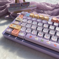 Custom Keycaps Five-sided Sublimation Anime 2D Personality PBT Mechanical Keyboard Caps Custom Full Set XDA Original Factory