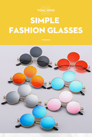 2025 Lunettes de soleil en métal polarisées à la mode avec trois cercles Lunettes de soleil monobloc élégantes pour hommes et femmes à monture bleue noire