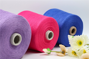 Bán Buôn 28S/2 Pha Trộn Sợi 50% <span class=keywords><strong>Viscose</strong></span> 28% PBT 22% <span class=keywords><strong>Nylon</strong></span> Nguyên Mô Hình Cho Hàng May Mặc Dệt Kim Và Dệt Sợi Bông - Product Image 2