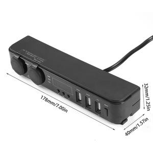 Cargador Universal 3 en 1 para asiento trasero de coche, 12V, 24V, Cargador rápido de coche, encendedor de cigarrillos LED, adaptador USB - Product Image 4