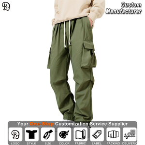 <span class=keywords><strong>Pantalon</strong></span> cargo décontracté pour <span class=keywords><strong>homme</strong></span>, surdimensionné, ample, léger, multi-poches, taille à cordon, style <span class=keywords><strong>urbain</strong></span>, <span class=keywords><strong>pantalon</strong></span> de rue - Product Image 2