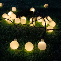 Rechargeable 800mAh Led Boule Lumière Panneau Solaire Étanche Extérieur Intérieur Led Boule Lumière pour la Décoration de Vacances