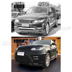 Car Front Bumper Lip Car Rear Bumper Lip <b>Splitter</b> Chin Body Kit For Range Rover Sport LUMMA Design 2014-2017 Car Accessories - Product Image 5