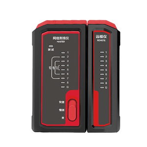 Network <b>Cable</b> Tester <b>RJ45</b> RJ11 Ethernet LAN Wire Testing Tool Shield Detection Fast/Slow Scan Mode STP/UTP Cat5/Cat6 Compatible - Product Image 1