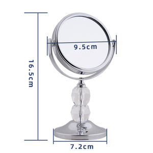 Miroir de maquillage de bureau double face miniature portable de 3 pouces HQ Mixed Proc Discount avec grossissement 3x, cadeau personnalisé pour femmes - Product Image 2