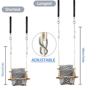 Columpio colgante portátil para dormir para bebés con almohada para uso <span class=keywords><strong>en</strong></span> interiores y exteriores <span class=keywords><strong>en</strong></span> el dormitorio, patio, parque o escuela - Product Image 4