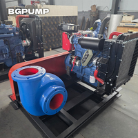 Bomba de agua de motor diésel para riego agrícola de alta presión de 20 Hp, 4 pulgadas, 6 pulgadas y 8 pulgadas
