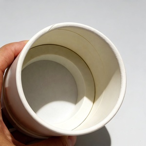 عبوات فاخرة ومخصصة من الورق المقوى الأسطواني لمستحضرات التجميل والعطور والزيوت العطرية للعلاج بالروائح، أنابيب ورقية بيضاء - Product Image 5