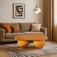 JingYue table élégante transparente personnalisée en résine de luxe meubles fabriqués à la main pour les espaces commerciaux hôtels salons