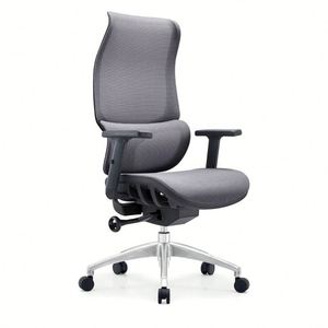 Chaise de bureau en métal de direction moderne de Guangzhou avec caractéristiques pivotantes de dossier de maille d'ascenseur pour le mobilier d'ordinateur - Product Image 1