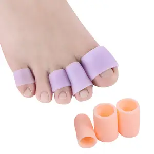 Sebs Toe Cap Protector, Gel Toe Tubes Separator, Silicone Gel Toe Tube Toe Cap Safety Bunion Splint