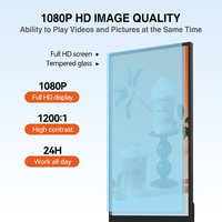 Afficheur numérique LCD 1080p plein écran avec animation et graphiques pour les magasins de détail et la signalisation numérique