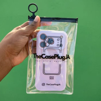 Bolsa Transparente con Cierre Personalizada para Teléfono Móvil, Bolsa de Embalaje Transparente con Cierre para Teléfono Celular, Bolsa de Plástico Reutilizable con Cierre y Logotipo