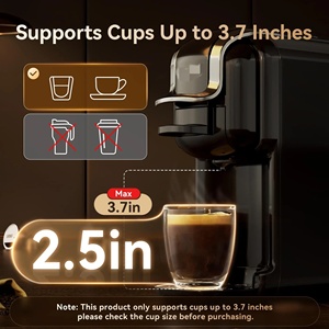 Machine à café <span class=keywords><strong>multi</strong></span>-capsules, expresso chaud/froid, cafetière 5-en-1 compatible avec les capsules K Cup, les capsules Nes Original/DG et le café moulu - Product Image 2
