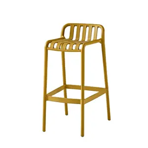 柜台吧凳厨房家用凳子吧椅白色现代风格吧椅全pp塑料