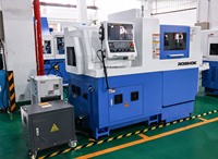 S205 S206 Hochpräzise CNC-Drehmaschine Schweizer Bauart mit Doppelspindeln und angetriebenen Werkzeugen für Metallbearbeitung und Fräsen – Hersteller aus China