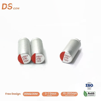 Condensateur solide en polymère conducteur 16V 270μF 5x11,5mm, à borne radiale, ESR ultra-faible, courant d'ondulation élevé, 105 ° Filtrage stable C