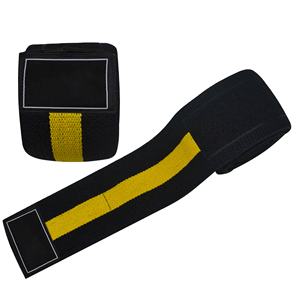 Rodilleras con soporte elástico: mezcla de algodón para levantamiento de pesas, levantamiento de pesas y entrenamientos de gimnasio - Product Image 2