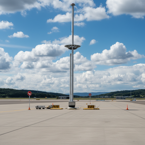 Poste de Iluminación de Acero Galvanizado en Caliente con Certificación ISO9001 de Shenghong para Aeropuertos, Impermeable, de Alta Resistencia, 20m-50m, Q235/Q345/Q420 50 - Product Image 6