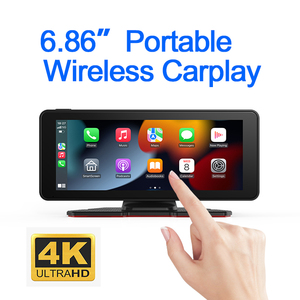 Phổ 6.86inch HD Màn hình cảm ứng không dây Carplay thông minh Bảng điều khiển xe máy nghe nhạc hệ thống định vị xe 1080p phía sau Dash Cam - Product Image 5