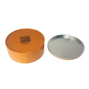 Boîte à biscuits <span class=keywords><strong>ronde</strong></span> de qualité alimentaire sûre pour gâteau rond Boîte en <span class=keywords><strong>métal</strong></span> - Product Image 3