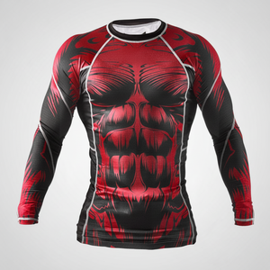 เสื้อยืดแขนยาวระบายอากาศได้ดีสำหรับผู้ชาย ออกแบบได้ตามต้องการ พิมพ์ลายส่วนตัว รับผลิตแบบ OEM - Product Image 1