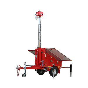 Caméra de surveillance mobile de qualité supérieure largement utilisée, remorque solaire pour la surveillance des parkings, avec assurance qualité - Product Image 3