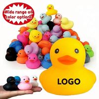 Mini canard en caoutchouc avec logo personnalisé |   Jouets pour enfants promotionnels à faible MOQ