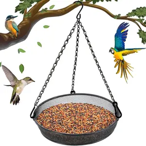 ओनिया धातु जाल मंच पक्षी प्रेमियों के लिए जंगली पक्षी उपहार आकर्षित करने वाले बाहर के लिए जंगली पक्षी उपहार