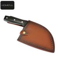 Couteau de boucher robuste en acier inoxydable forgé et coupe-légumes professionnel, couteau de boucher tranchant pour la préparation de la viande