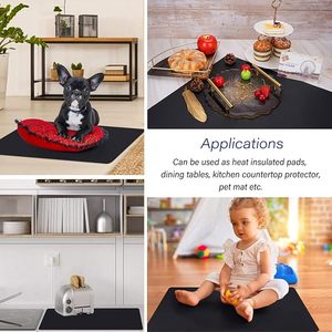 Tùy chỉnh Silicone cao su Mat Non-Slip chịu nhiệt pad cho nhà bếp, hội thảo, thủ công, OEM Kích thước và màu sắc, thời gian dẫn nhanh - Product Image 5