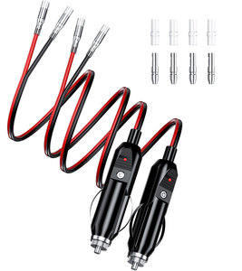 Cavo adattatore per auto da 12 Volt cavo accendisigari 16AWG con indicatore luminoso a LED 12 V-24V accessori automobilistici protezione da sovraccarico - Product Image 2