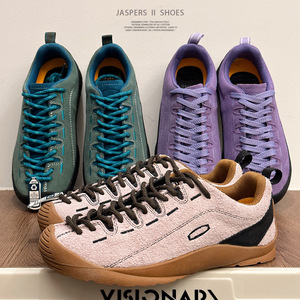 Zapatos de senderismo Jaspers Ii para mujer, de gamuza, para exteriores, con tacón plano, suela de goma, zapatos informales para montañismo, talla US 6 7 8 9 10 - Product Image 1