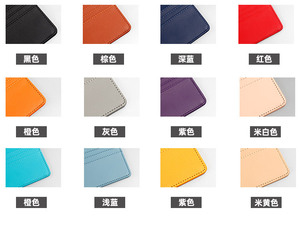 Nhà máy da tùy chỉnh Slim chủ thẻ mini Wallet người đàn ông RFID da chủ thẻ tín dụng - Product Image 4