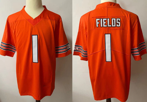 2025 Groothandel en populaire verkoop Heren Sport Op Maat Geborduurde Gestikte Chicago Bears # 34 Payton-truien - Product Image 2